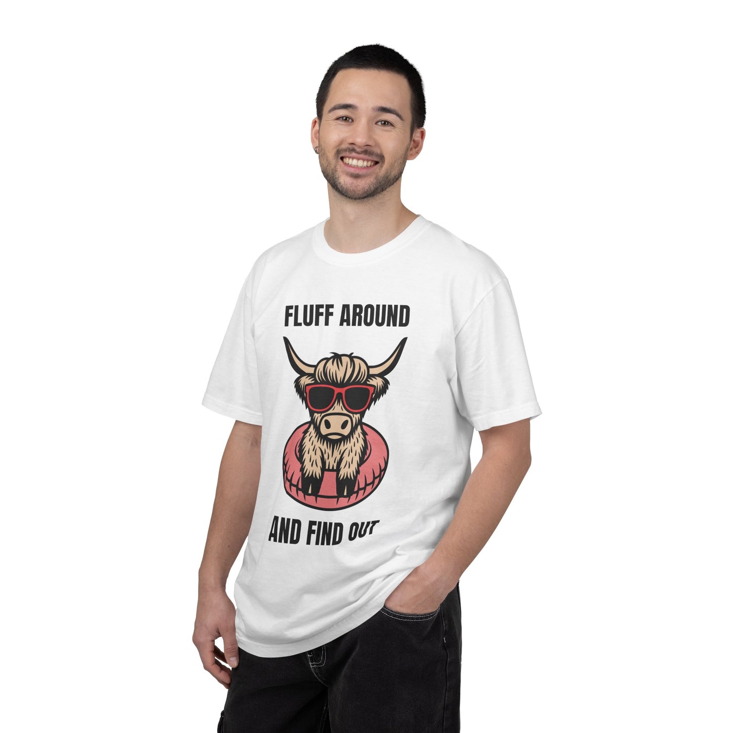 Fluff Around and Find Out Highland Cow T-Shirt