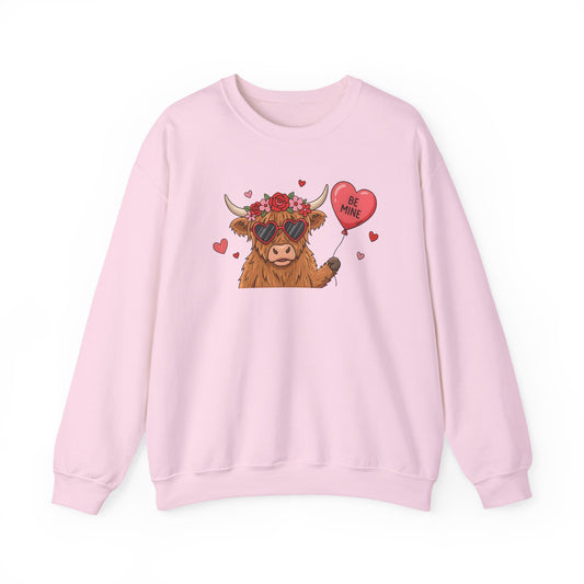 Highland Cow Be Mine Crewneck