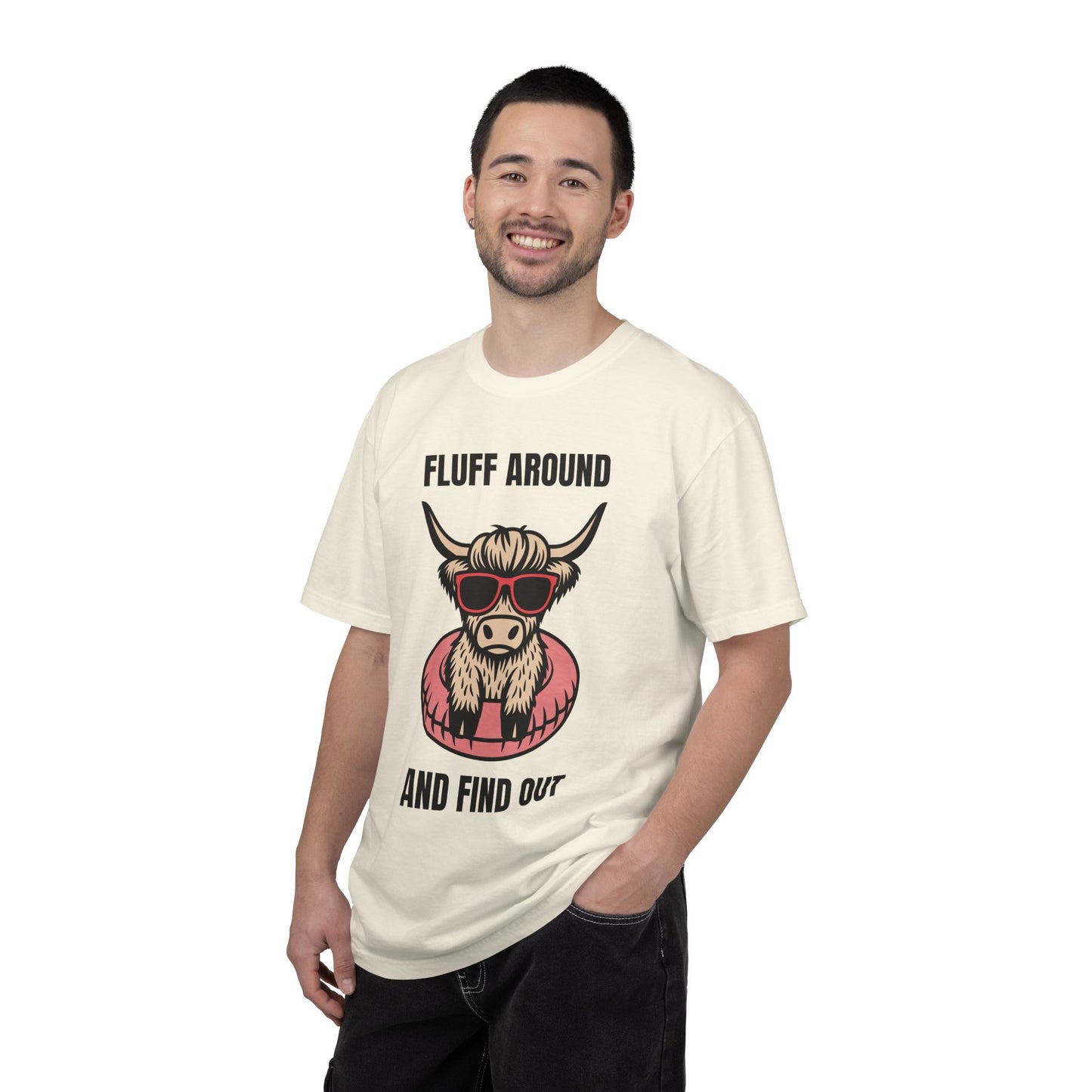 Fluff Around and Find Out Highland Cow T-Shirt