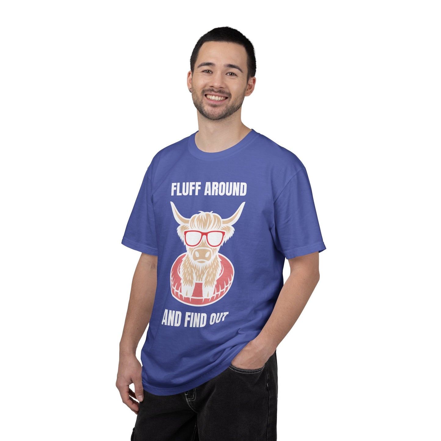Hipster Highland Cow T-shirt