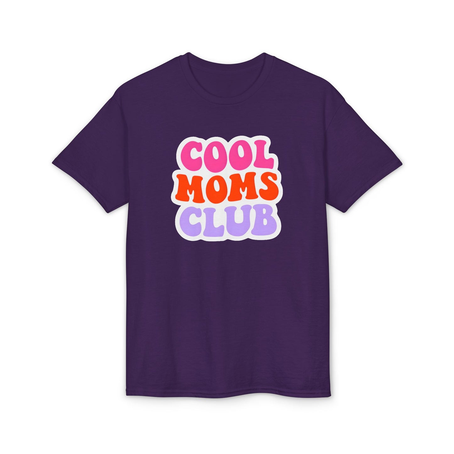 Cool Moms Club T-Shirt | Retro Bubble Letter Mom Tee