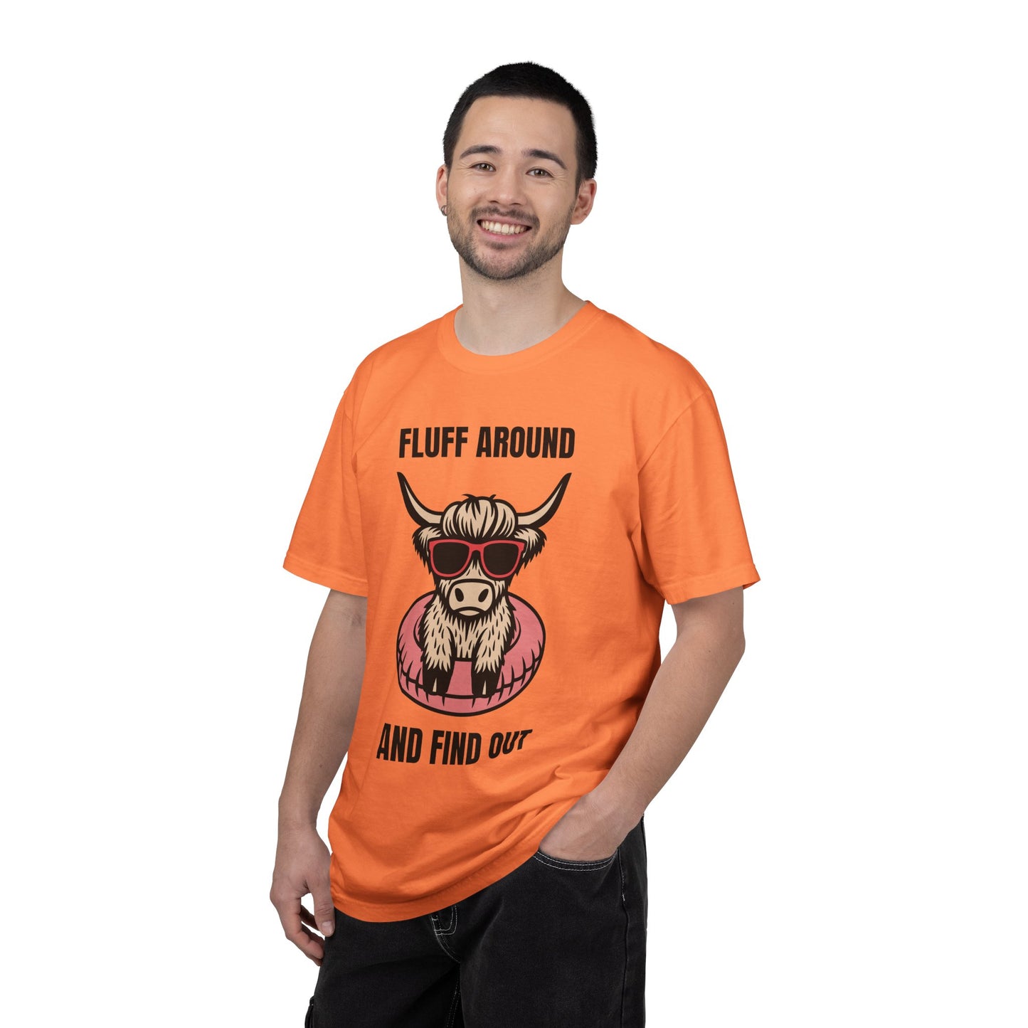 Fluff Around and Find Out Highland Cow T-Shirt