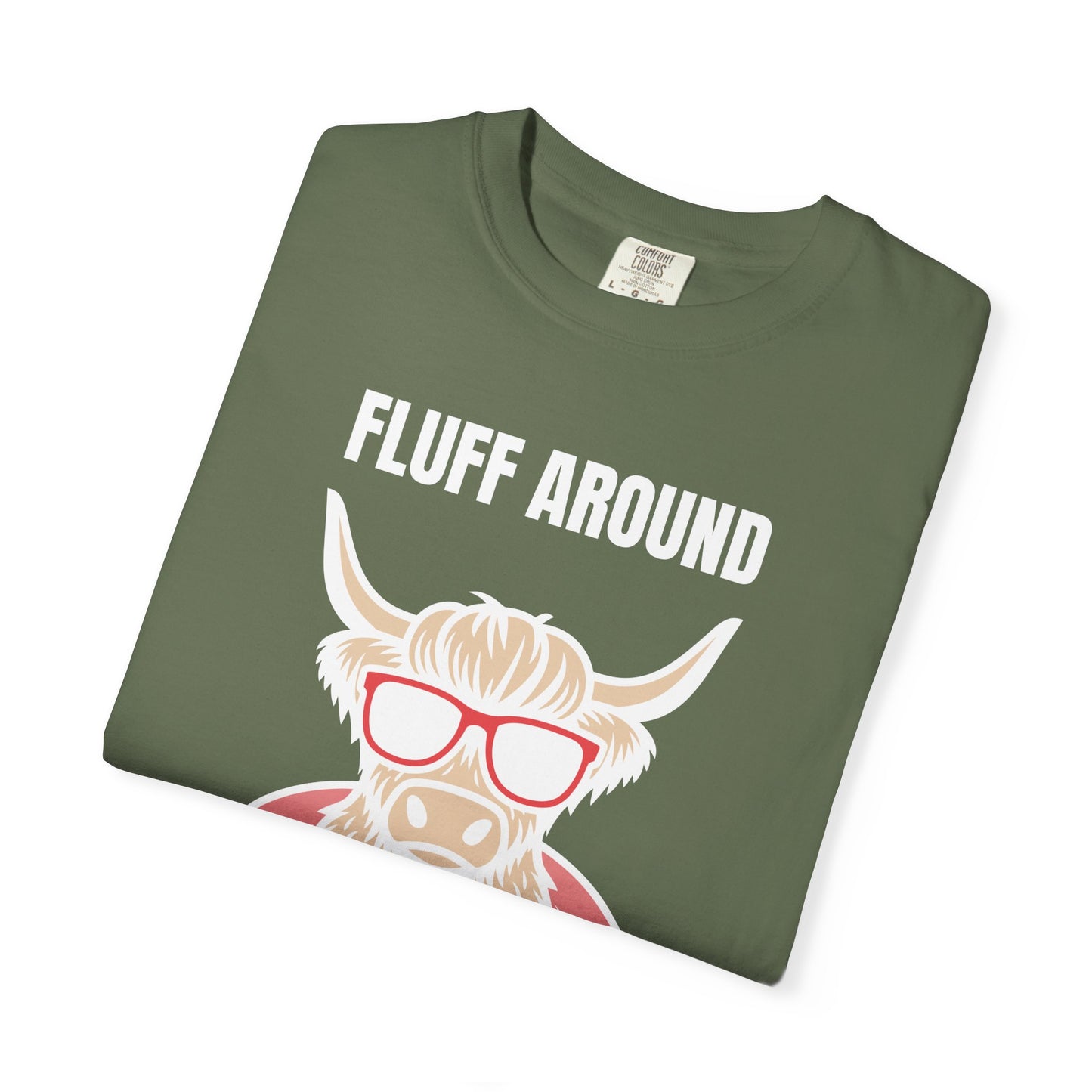 Hipster Highland Cow T-shirt
