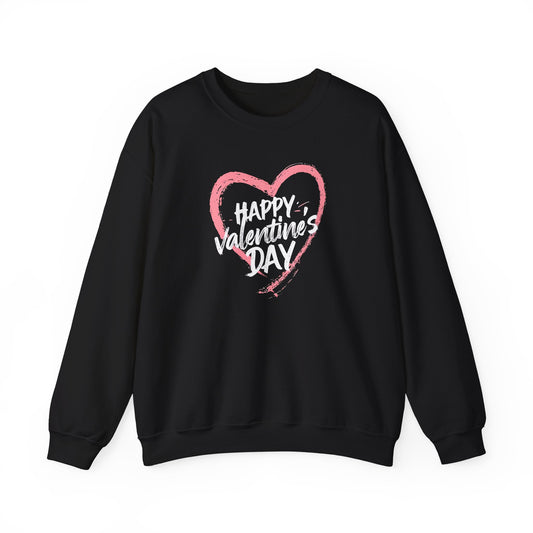 "Happy Valentine's Day" Crewneck Sweatshirt