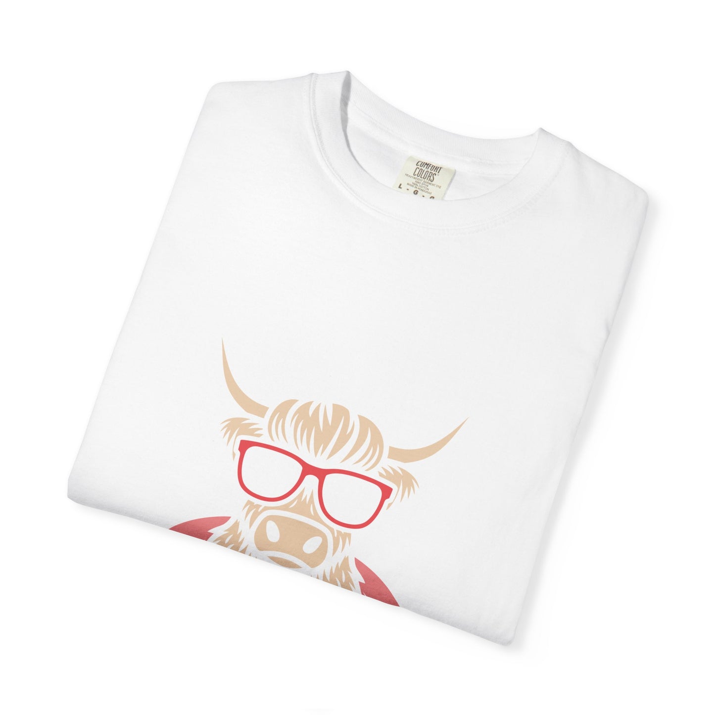 Hipster Highland Cow T-shirt