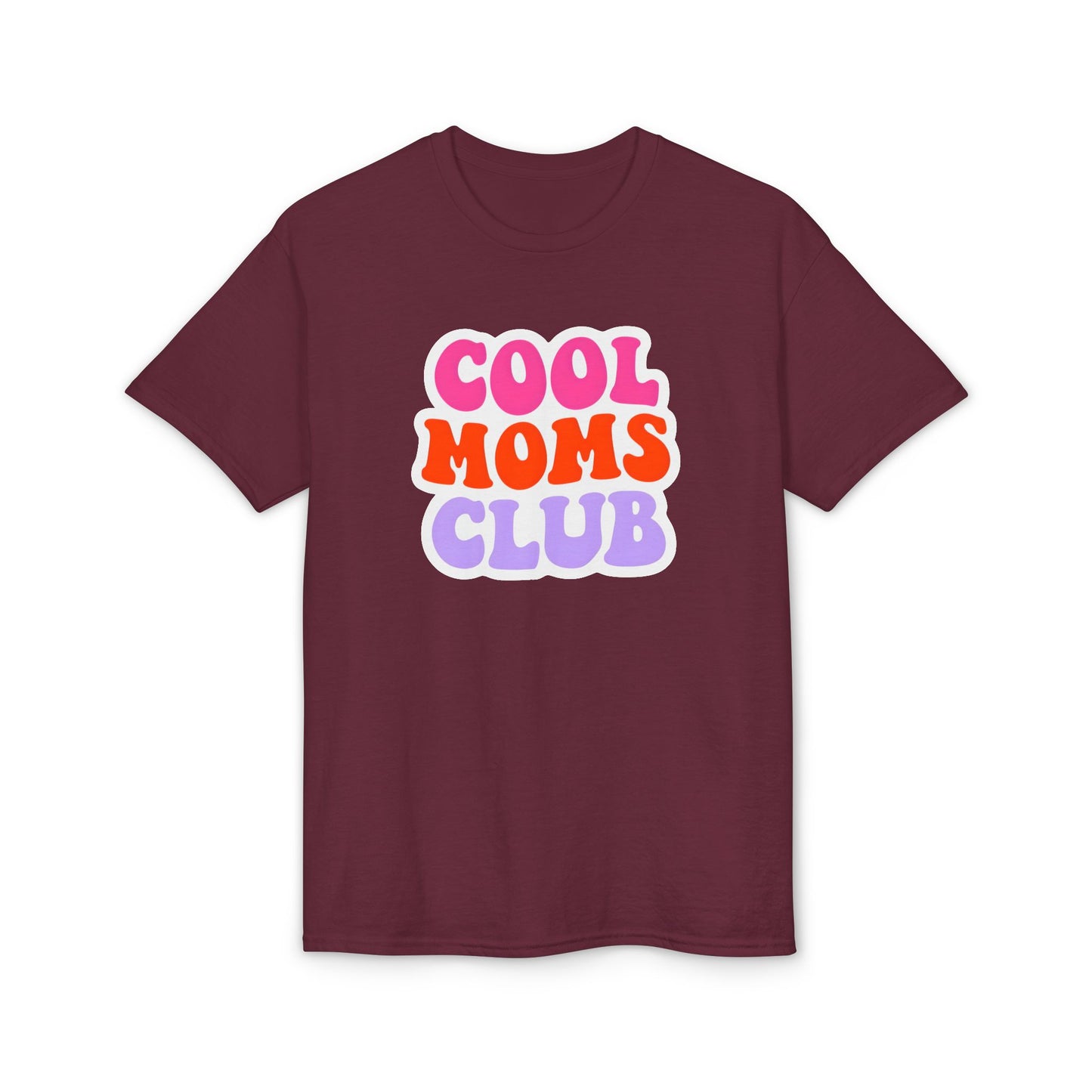 Cool Moms Club T-Shirt | Retro Bubble Letter Mom Tee