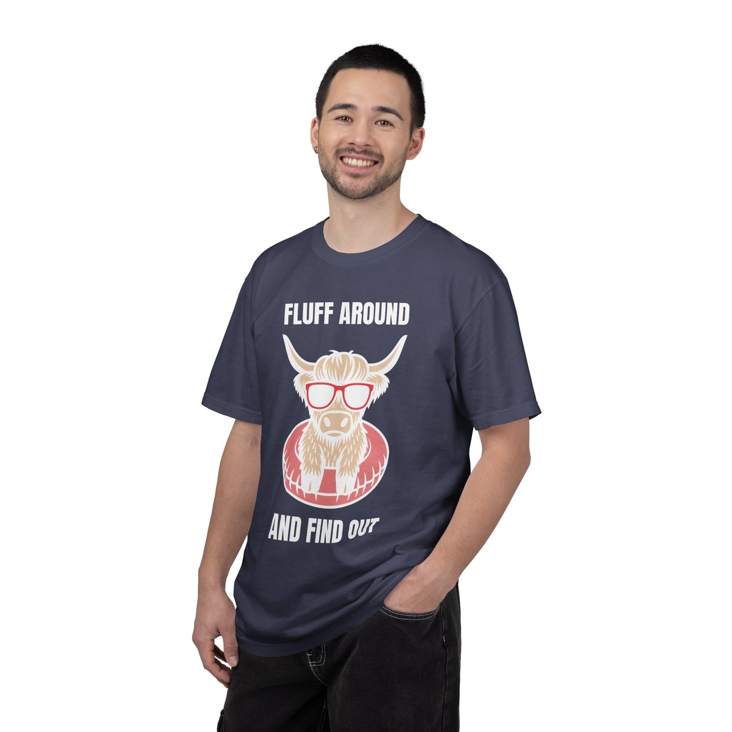 Hipster Highland Cow T-shirt