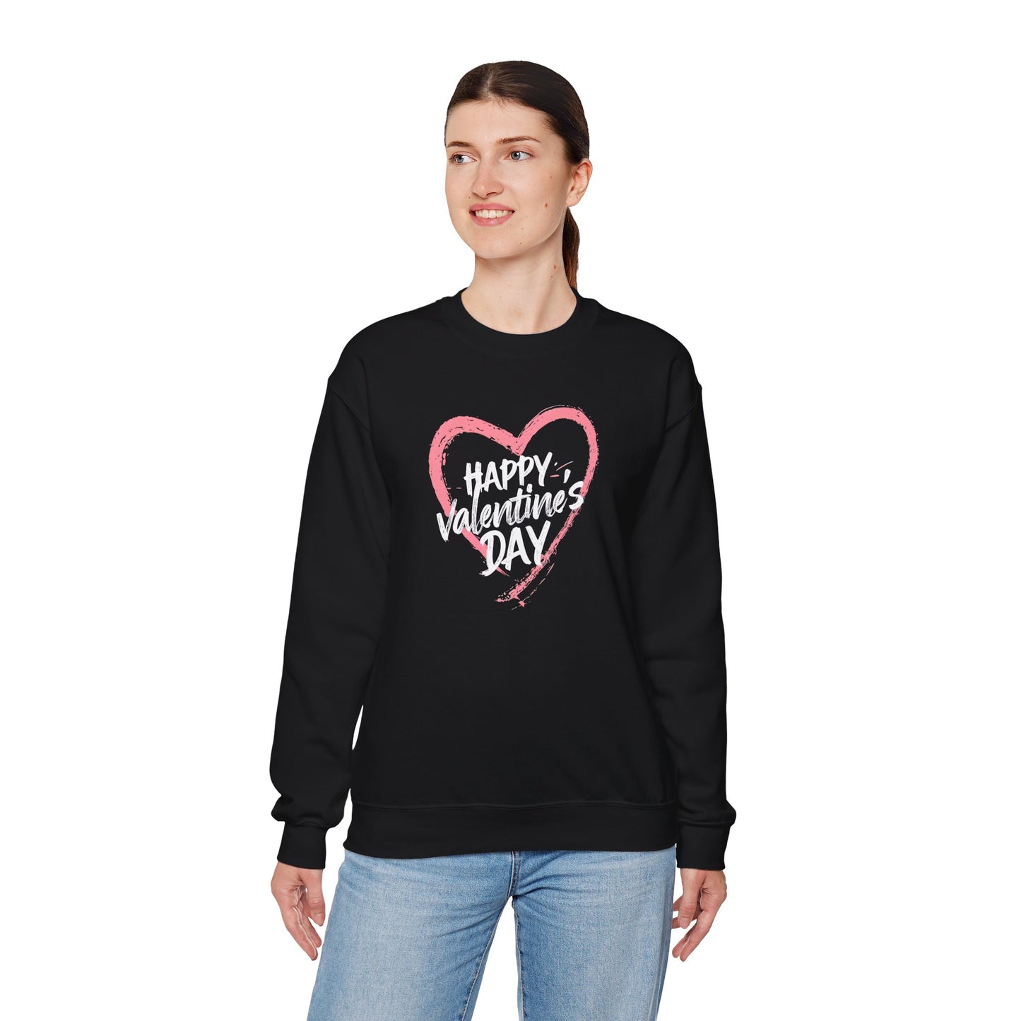 "Happy Valentine's Day" Crewneck Sweatshirt