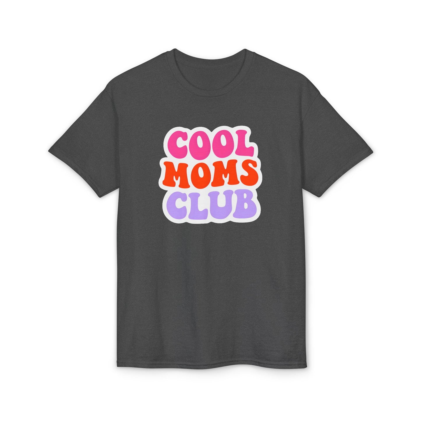 Cool Moms Club T-Shirt | Retro Bubble Letter Mom Tee
