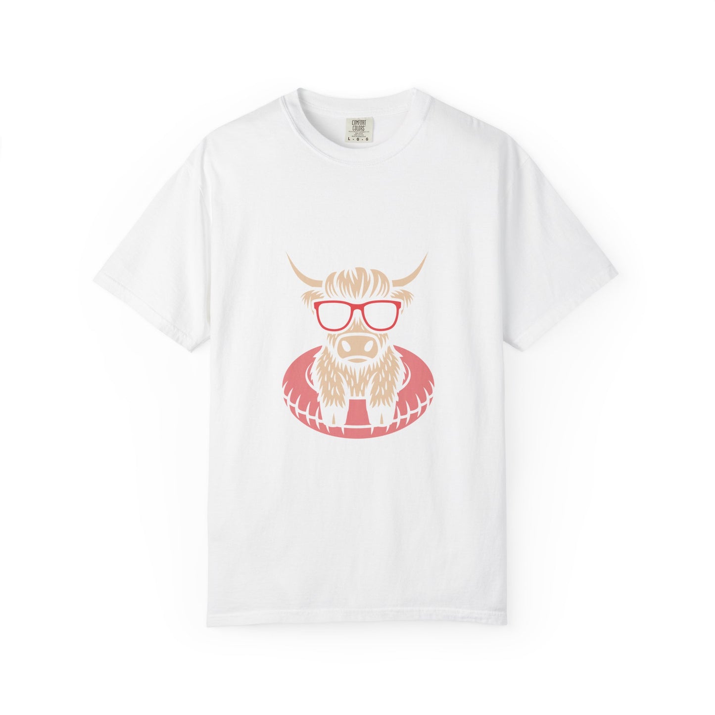 Hipster Highland Cow T-shirt