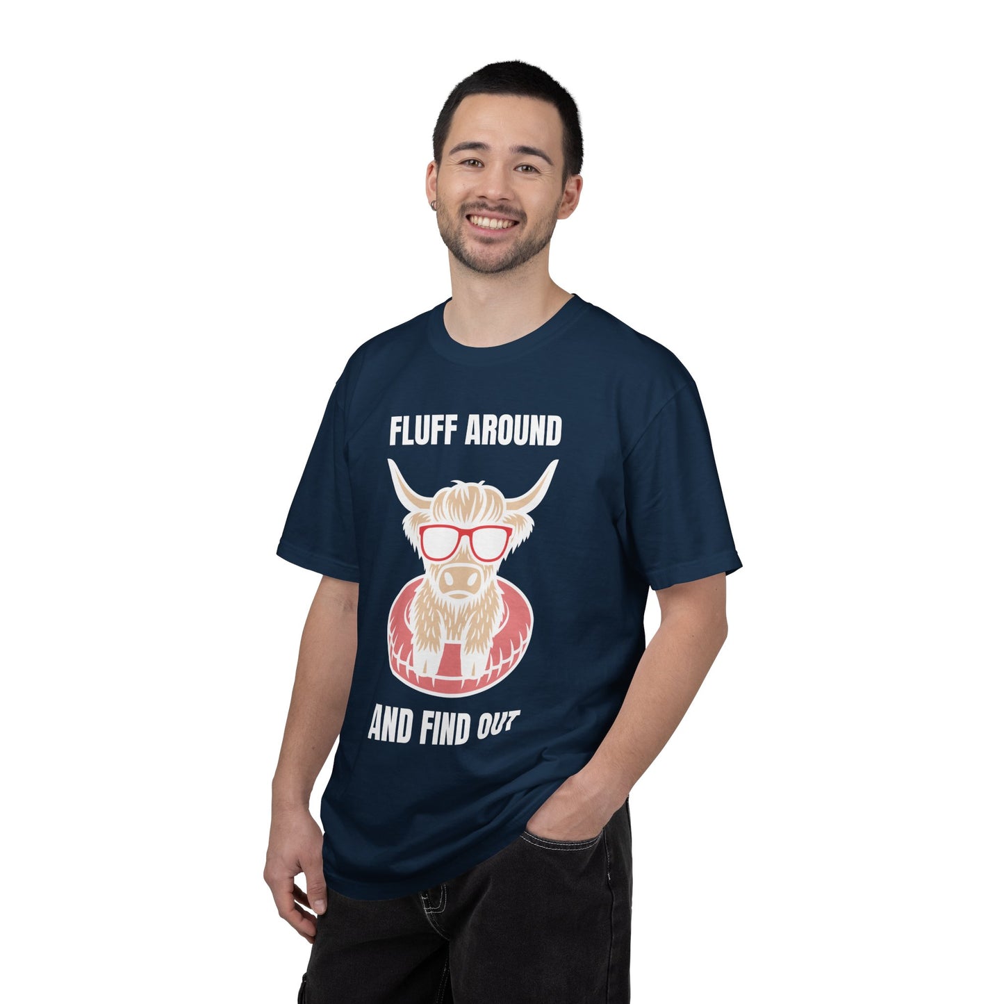 Hipster Highland Cow T-shirt