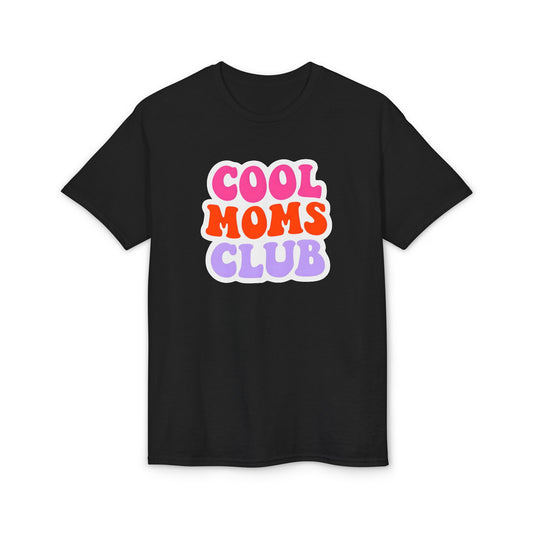 Cool Moms Club T-Shirt | Retro Bubble Letter Mom Tee